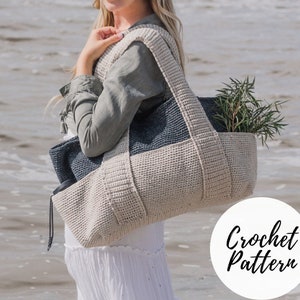 Twin Lakes Beach Tote x Crochet Pattern