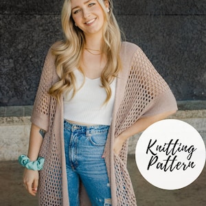 Coastline Cover-Up x Knitting Pattern