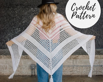 Tilstone Triangle Wrap x Crochet Pattern