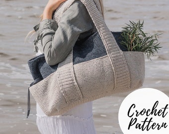 Twin Lakes Beach Tote x Crochet Pattern