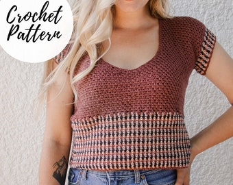 Jewel Tone Tee x Crochet Pattern