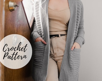 Body Language Cardigan x Crochet Pattern