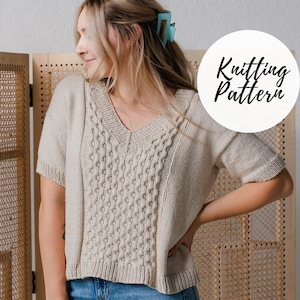 Quail Ridge Tee x Knitting Pattern