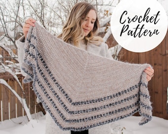 Arbor Grove Wrap x Crochet Pattern