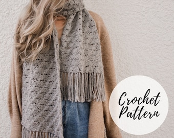 Dandelion Meadow Scarf x Crochet Pattern