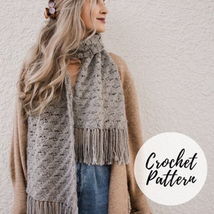 Dandelion Meadow Scarf x Crochet Pattern