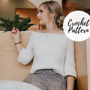 Sugarplum Pullover x Crochet Pattern