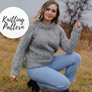 Hazy River Raglan x Knitting Pattern