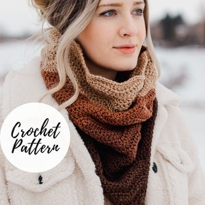 Penrose Pointed Cowl x Crochet Pattern