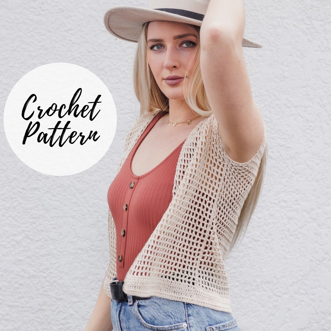Linden Cardigan X Crochet Pattern - Etsy