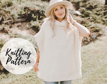 Paradigm Poncho x Knitting Pattern