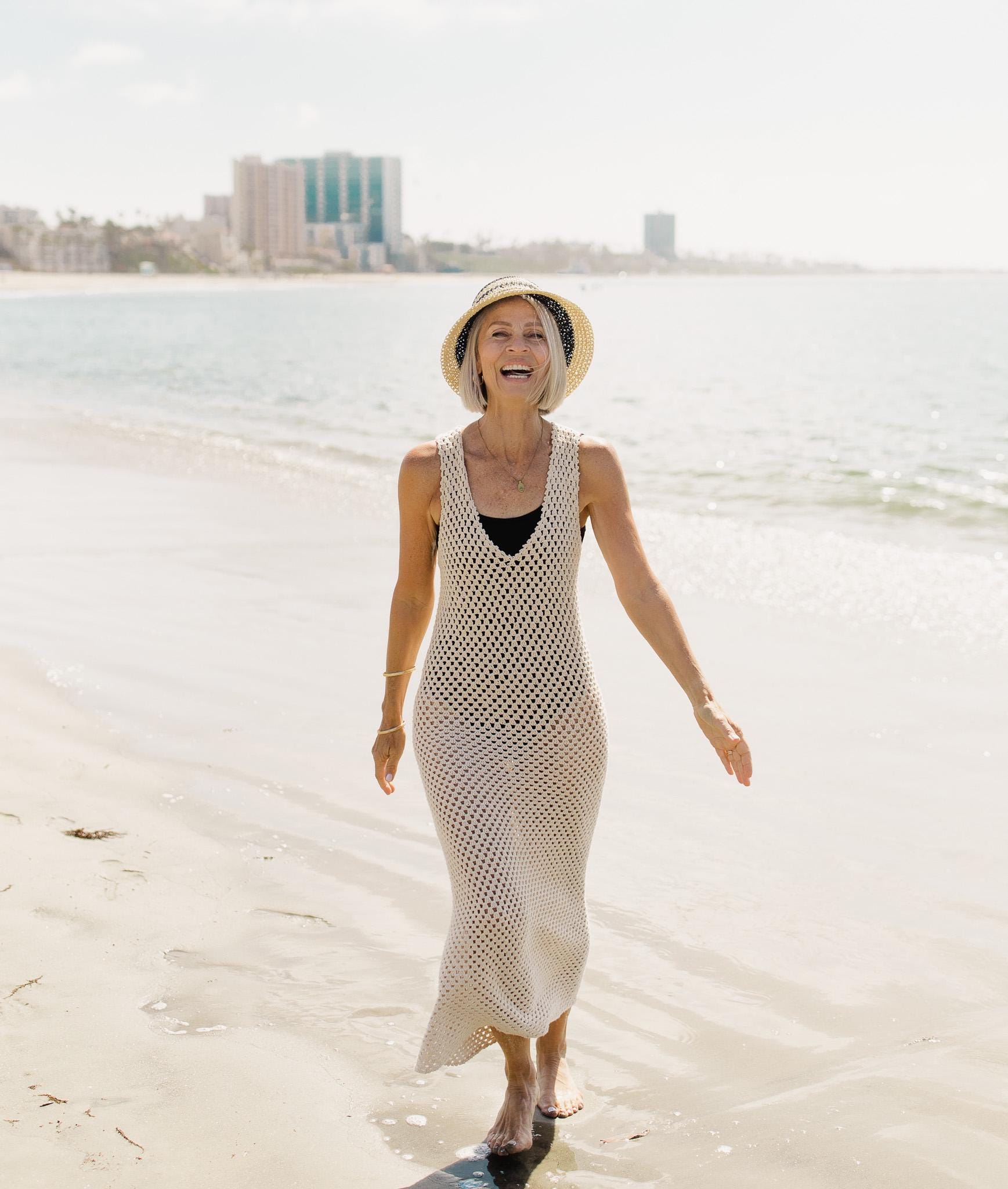 tropical print crochet maxi dress Tropical Beach Dress/tank X Crochet Pattern