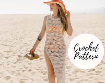 Siren Side-Slit Dress x Crochet Pattern