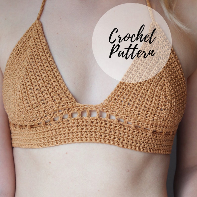 Beginner Bralette X Crochet Pattern - Etsy