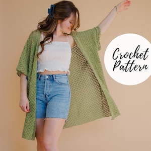 Saltwater Cardigan x Crochet Pattern