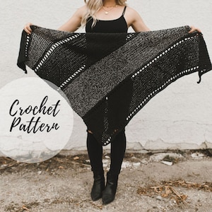 White Noise Wrap x Crochet Pattern