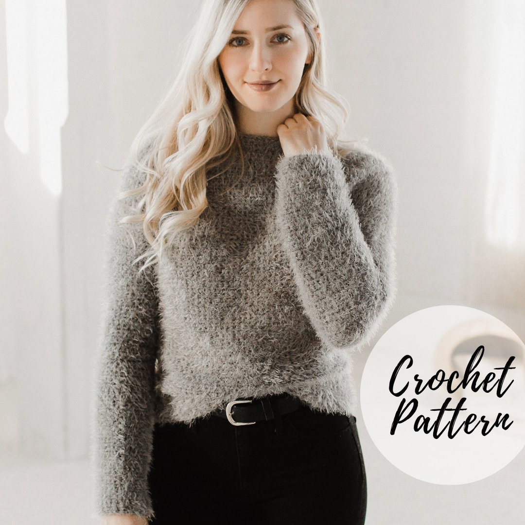 Fuzzy Sweater - Etsy