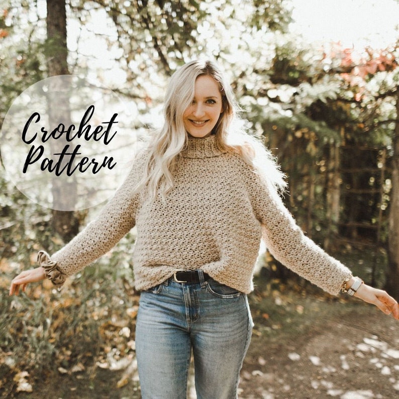 Chainette Turtleneck x Crochet Pattern image 1