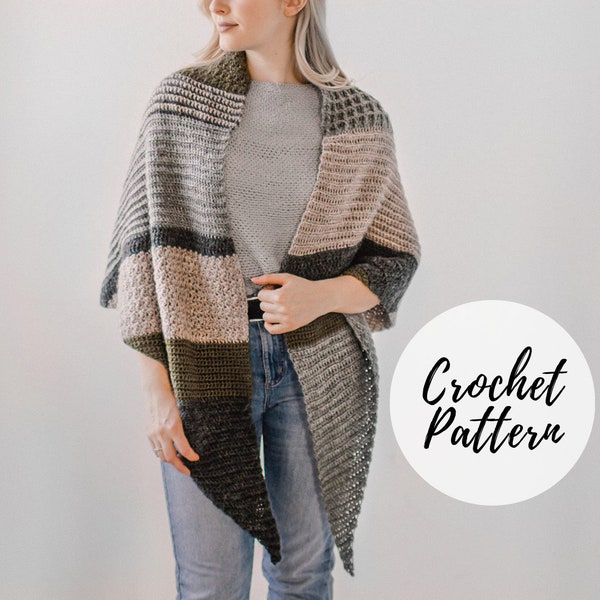 River Grove Wrap x Crochet Pattern