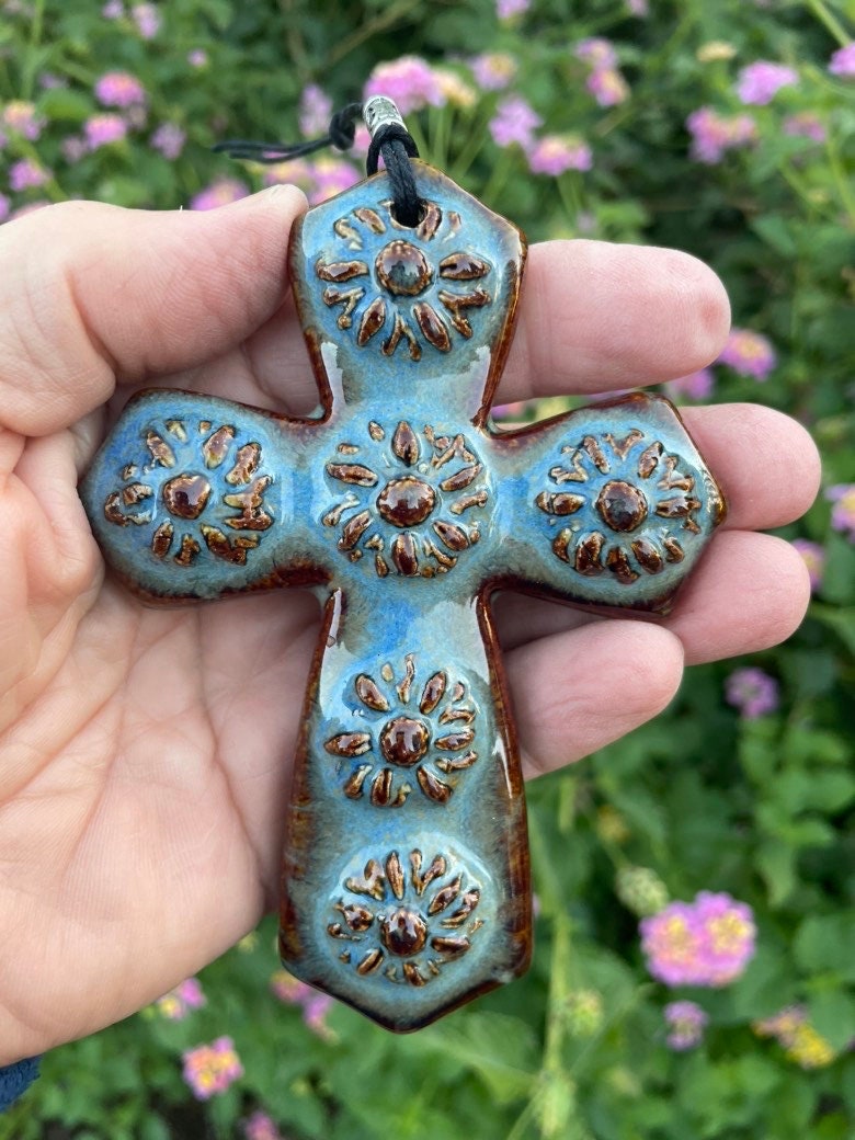 Ceramic Crosses, Beautiful Home Decor, Handmade, Birthday Ceramic Crosses, Beautiful Home Decor, Handmade, Birthday