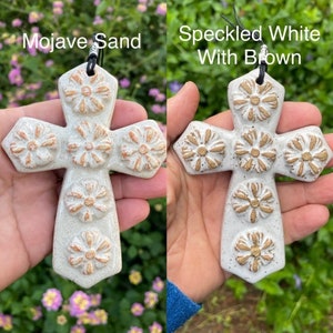 Ceramic Crosses,  Beautiful Home Decor, Handmade, Birthday, Baptism, Wedding, House Warming, Favors, Gifts and more