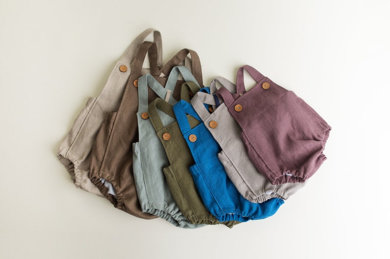 Baby Boy Romper Baby Boy Linen Romper Baby Gift Baby Etsy Australia