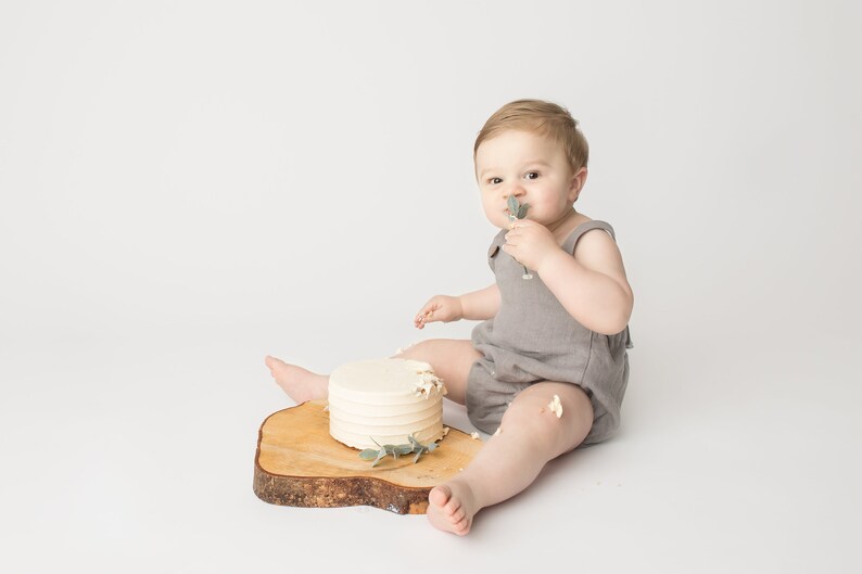 Baby Boy Romper Baby Boy Linen Romper Baby Gift Baby Etsy