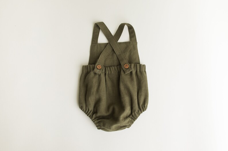 Baby Boy Romper Baby Boy Linen Romper Baby Gift Baby Etsy