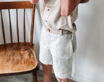 Boys Linen Shorts | Etsy