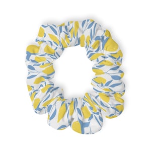 Vibrant Lemon Scrunchie | Hair Accessory for Every Occasion, Fashionable Hair Tie, Gift for Her, Summer Style, Hair Fashion