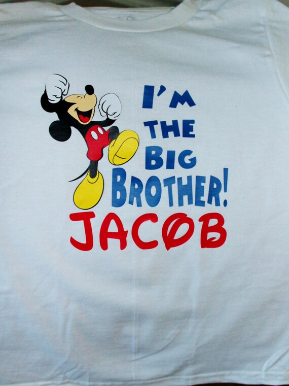 mickey mouse big brother shirt