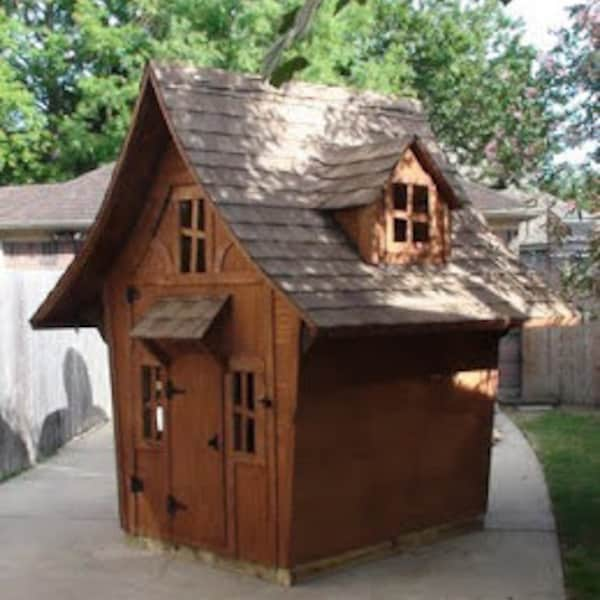 Storybook Cottage 2 plans - Playhouse / Shed