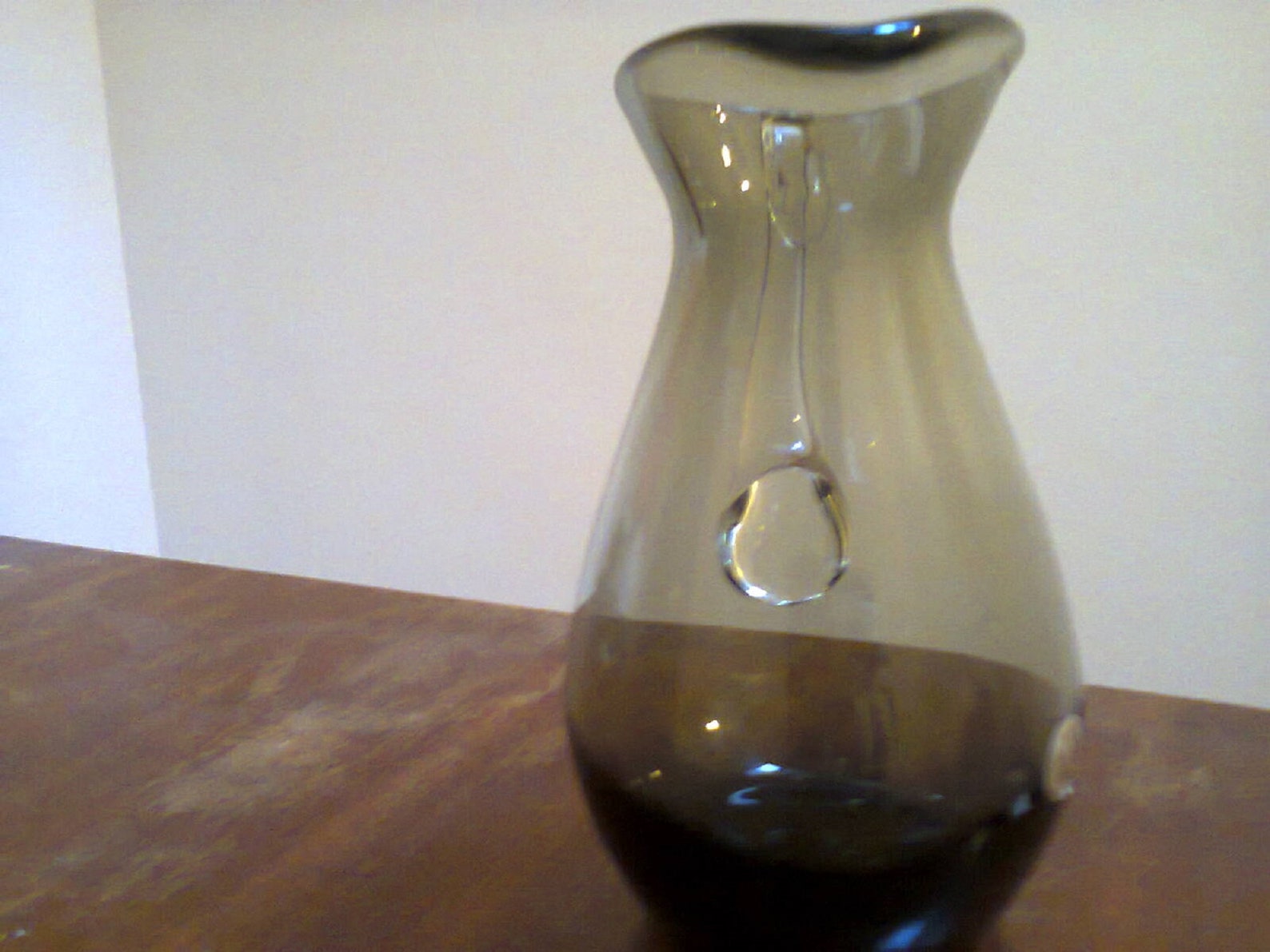 Krosno glass jug Polish made Etsy Polska