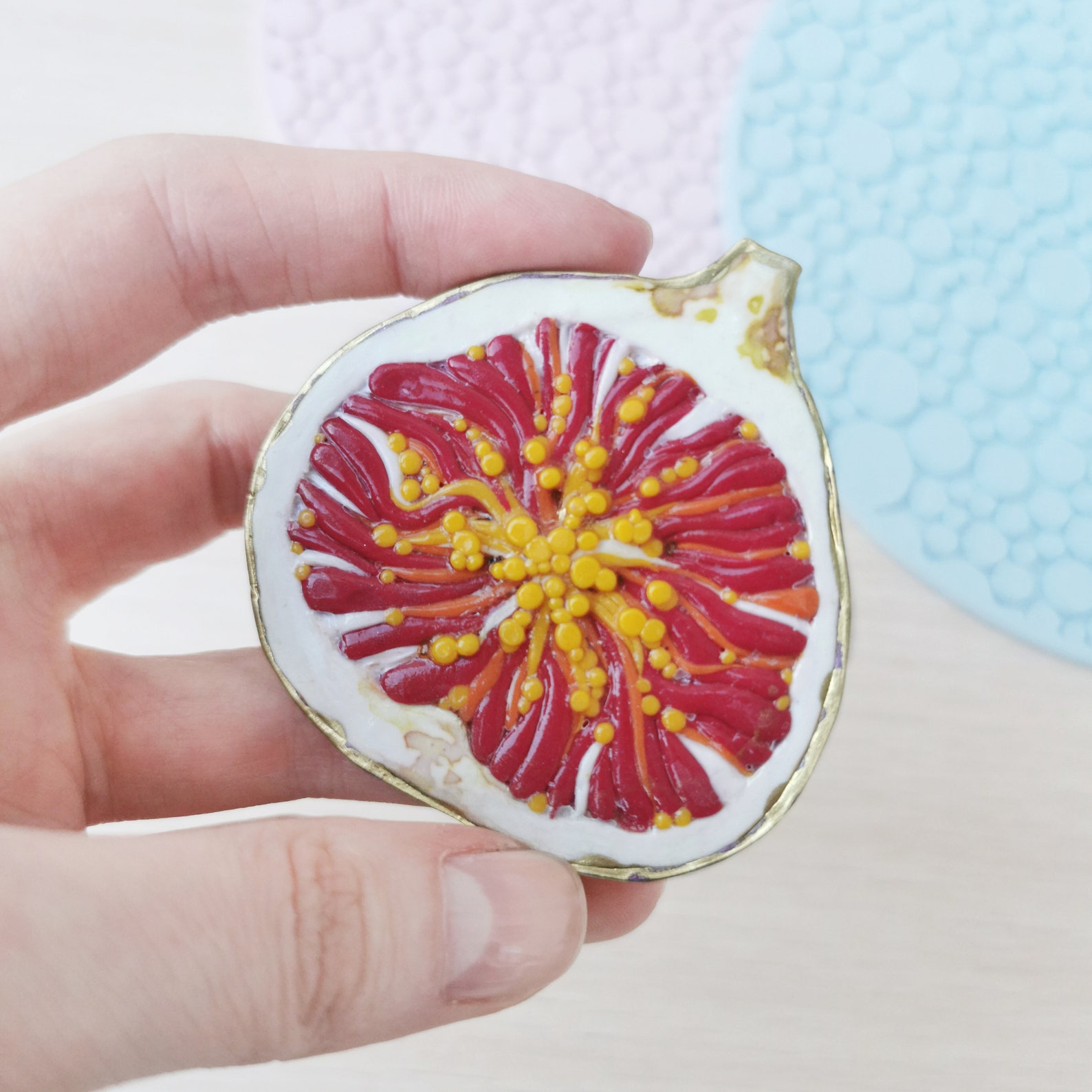 Fig Pin Fruit Pin Cute Pin Pins Cute Fashion Pin Summer Etsy