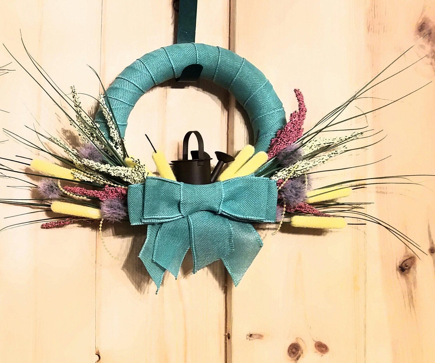 WATERING CAN WREATH Etsy