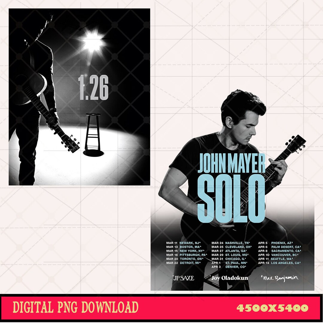 John Mayer Tour 2023 Png John Mayer Music Png 2 Side John Etsy John mayer tour 2023 png john mayer music png 2 side john etsy