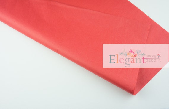 Tissue Paper L Mandarin Red Tissue Paper L Gift Wraping L DIY 