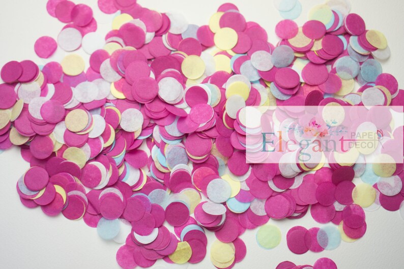 TISSUE PAPER CONFETTI wedding confetti birthday table confetti confetti toss ballon confetti Bridal Shower Baby Shower Weddings