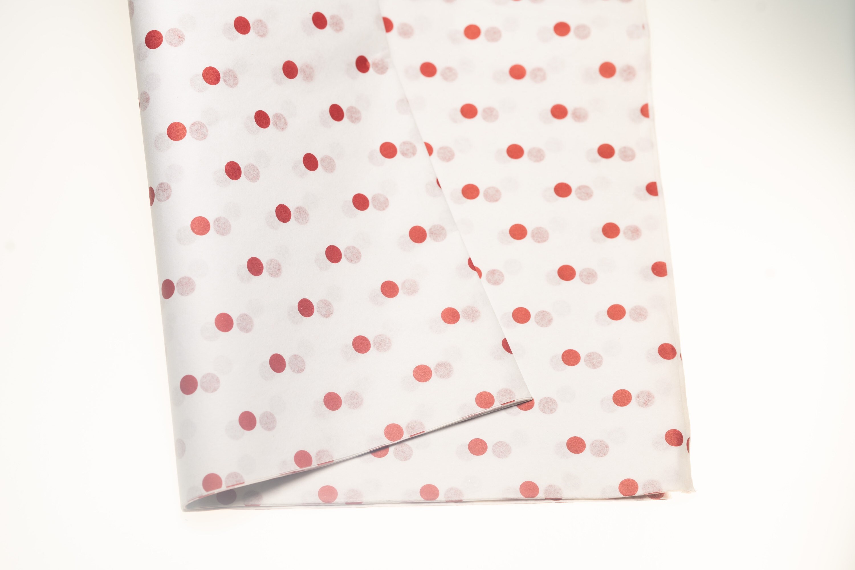 Red Dots Tissue Paper