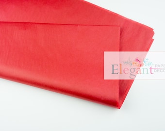 Papier de soie l Scalet Red PM Papier de soie l Cadeau Wraping l DIY