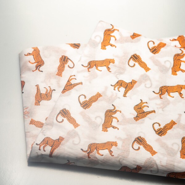 Cheetah Print Tissue Paper - Etsy