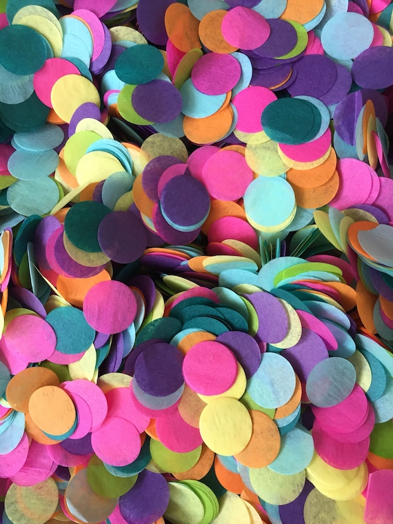 Maroon Tissue Paper Confetti Dots - 1 Circles