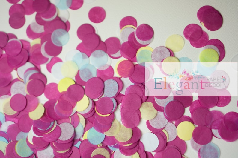 TISSUE PAPER CONFETTI wedding confetti birthday table confetti confetti toss ballon confetti Bridal Shower Baby Shower Weddings