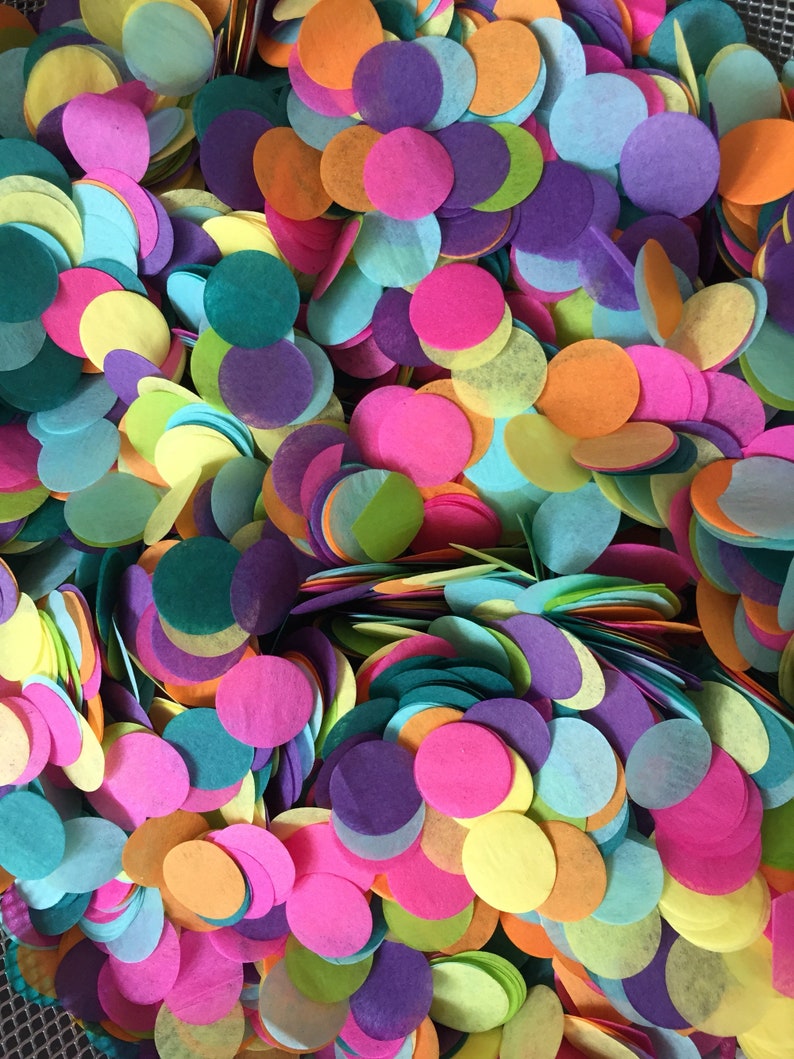 TISSUE PAPER CONFETTI wedding confetti birthday table confetti confetti toss ballon confetti Bridal Shower Baby Shower Weddings