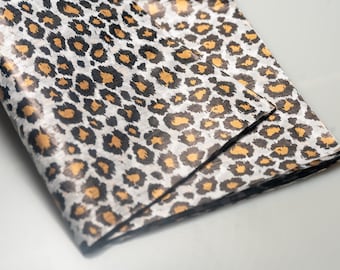 Tissue-Papier l Golden Leopard Papier l Geschenk wickeln l DIY