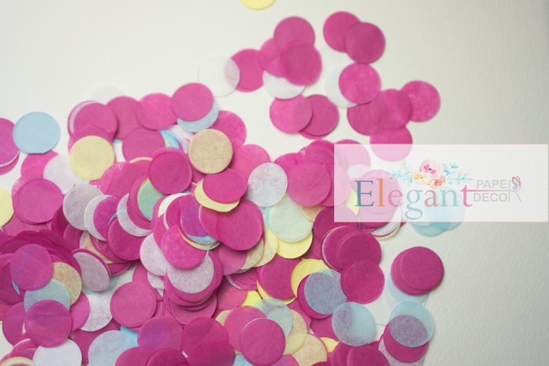 TISSUE PAPER CONFETTI wedding confetti birthday table confetti confetti toss ballon confetti Bridal Shower Baby Shower Weddings