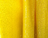 Yellow Sequin Fabric, Glitter Full Sequins Fabric for Dress, Full Sequin on Mesh Fabric, Yellow Sequins Fabric by the Yard