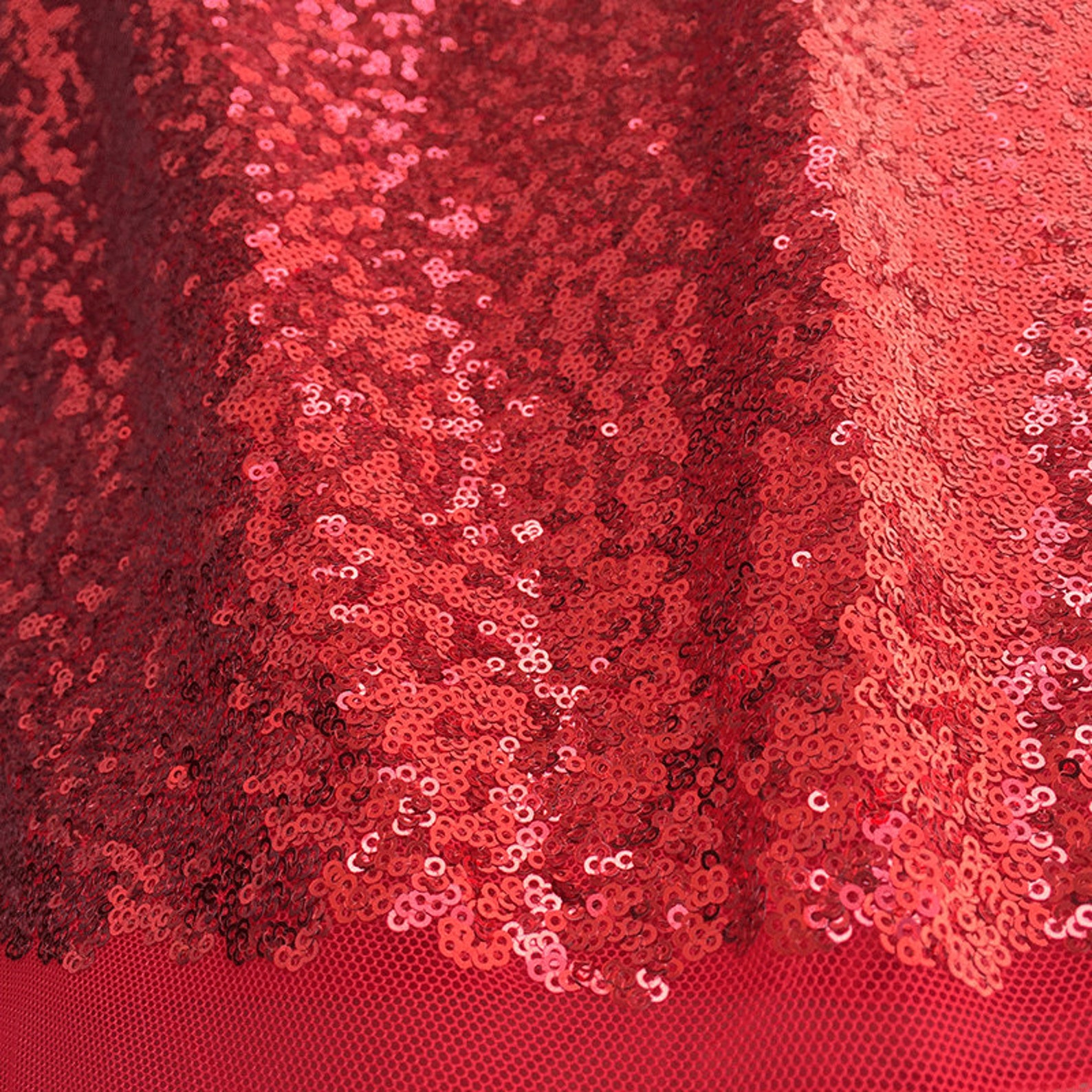 Tissu Paillettes Rouges Paillettes Pleines De Paillettes Sur Tissu 