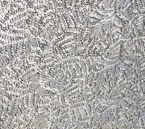 Lavender Sequin Fabric, Sequins Fabric for Dress, Full Sequin on