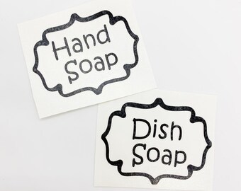 Hand Soap Dish Soap Labels Kitchen Decor Hand Soap Dish | Etsy